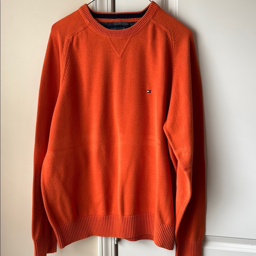 Tommy Hilfiger Men's Orange Sweater